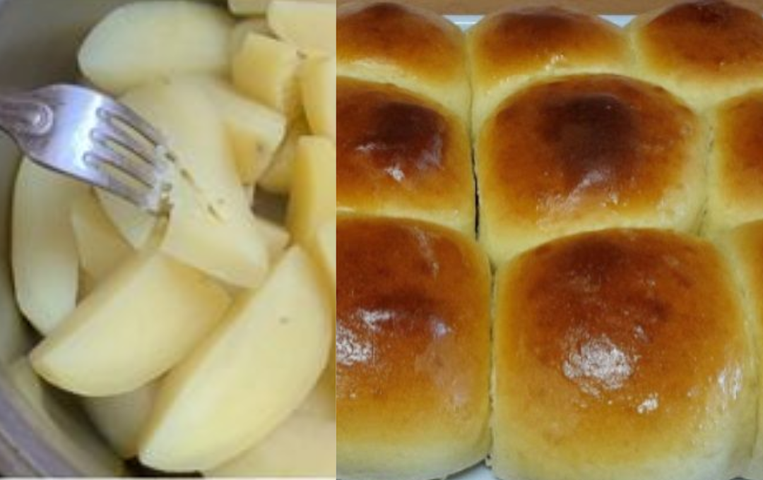 Amassei duas batatas cozidas com queijo e criei essa delícia rápida que derrete na boca