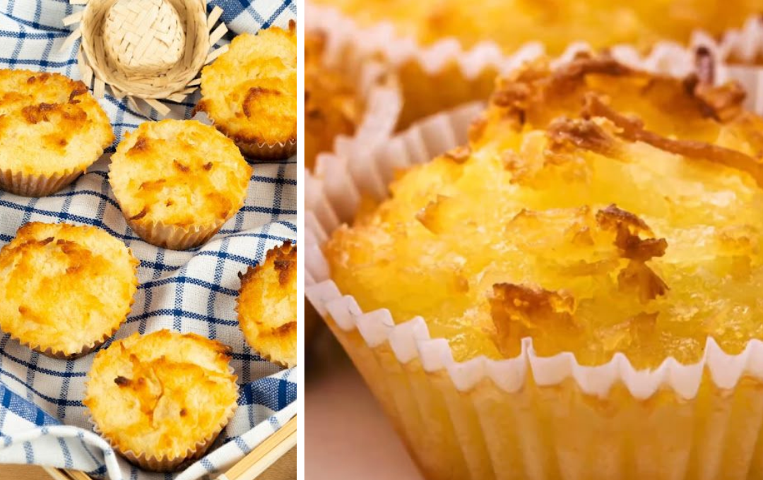 O segredo da padaria artesanal para fazer uma queijadinha perfeita que fica úmida por dentro com casquinha dourada