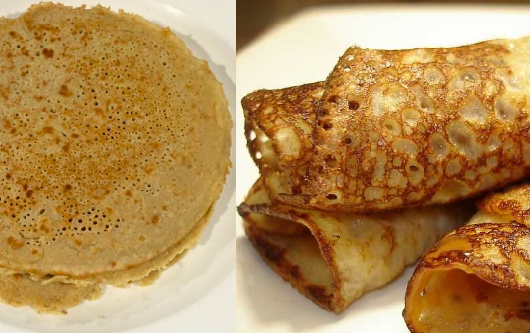 Panqueca de 1 ingrediente só: sem ovos, sem farinha e que vira uma massa neutra para qualquer recheio