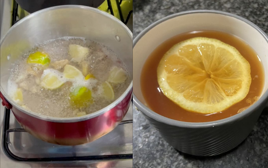 Chá caseiro de gengibre com limão: a receita simples que desincha a barriga e tira a retenção